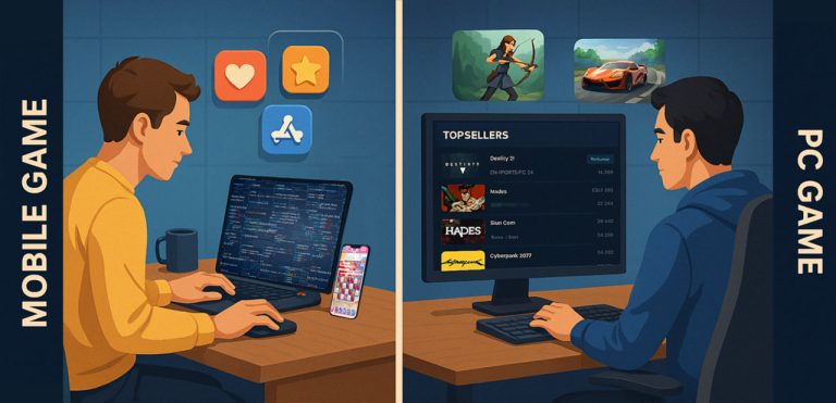 The Profit Battle-Pk Luck Game Mobile Games vs PC Games – What Should You Develop?